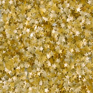Gold Stars Edible Glitter .04 oz