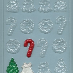 Christmas Bite Size Assorted Mold 16 cavity Each