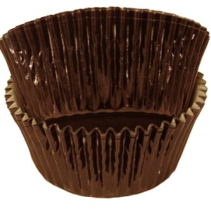 Brown Foil Cups 2″ Base approx 500