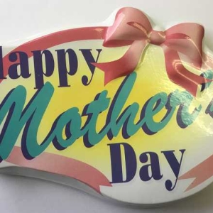 Happy Mother’s Day plaque 6 1/2″ x 5″ Each
