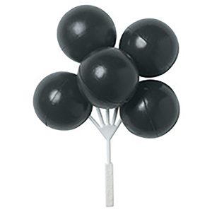 Balloon Cluster 5″ Large Black 3 count