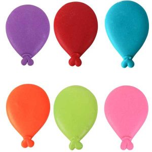Balloons large Royal Icing 7 colors 7 count