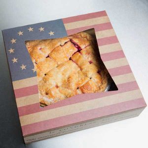 10″ x 10″ x 2 1/2″ American Flag Pie Box Each