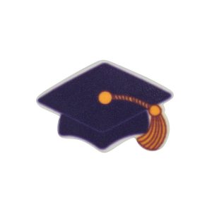 Graduation Hat Sweet D?cor” Printed Edible Decorations 12 count