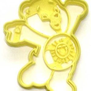 Funshine Yellow Care Bear Cookie Cutter each
