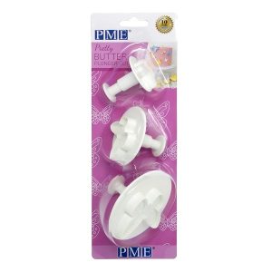 Pretty Butterfly Plunger1.2″-2.4″  3 count