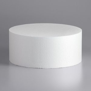 20″ x 6″ Round Styrofoam Dummy Each