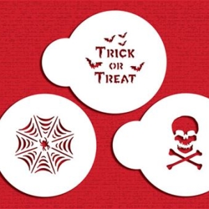 Stencil Mini Trick or Treat Cupcake