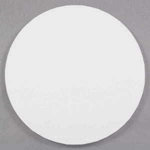12″ White Round Drum Each