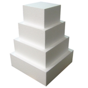12″ x 12″ x 4″ Square Styrofoam Dummy Each