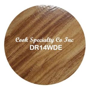 14″ Wood Grain Round Drum Each