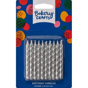 Silver Candles 20 piece