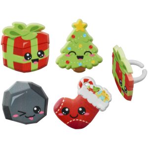 Christmas Cuties Cupcake Rings 12 count