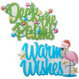 Tropical Christmas Wishes Layon each