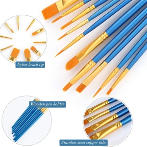Paint Brushes assorted 10 count