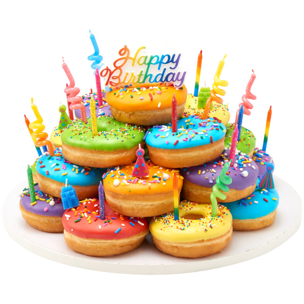 Happy Birthday Bright Shaped Candle - Image 3