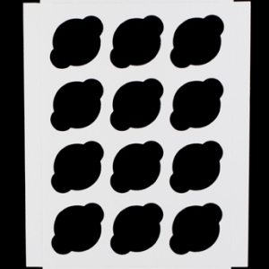 One Dozen Standard Cupcake Insert Each