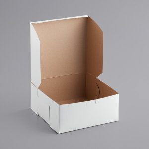 9″ x 9″ x 4″ 1 pc  White Cake Box Each