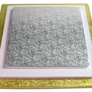 6″ White Square Drum Each