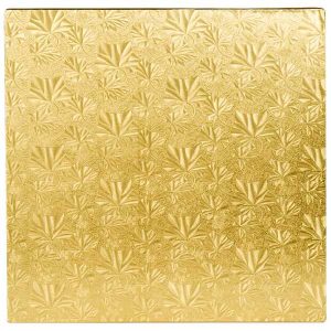 12″ Gold Square Drum Each