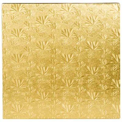 10" Gold Square Drum Each