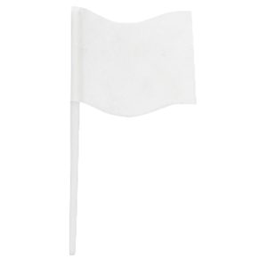 White Flag Pick 3″ 12 count