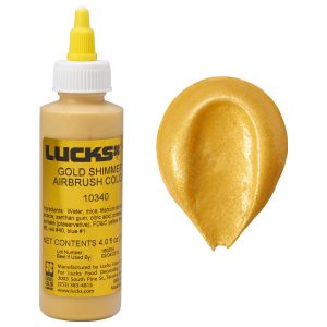 Gold Shimmer Airbrush Color 4 oz