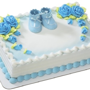 Blue Booties Claymation 3″ pair DecoSet Each