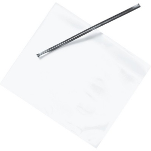 Silver Twist Ties & Cello Bag 50 count