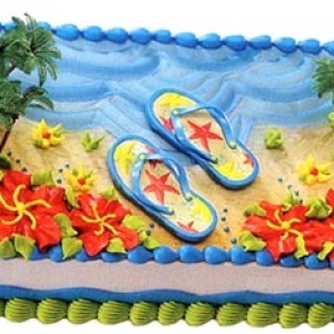 Summer Flip Flops DecoSet Each