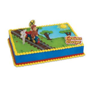 Curious George Train Cake Kit Each