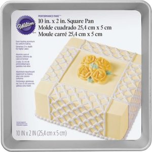 10″ x 2″ Square Performance Pan Each