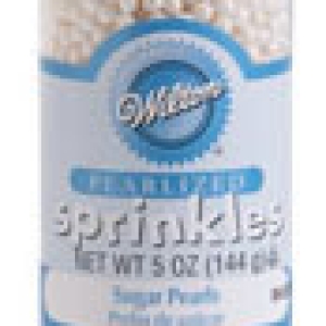 Sugar Pearls White 5 oz