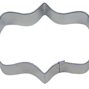 Plaque Elongated Cookie Cutter 4 3/4″ Each
