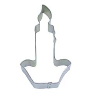 Candle Christmas Cookie Cutter 4″ Each