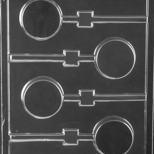Plain Cookie Lolly Candy Mold Each