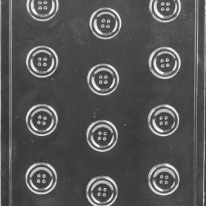 Button Bite Size Mold 12 Cavity Each