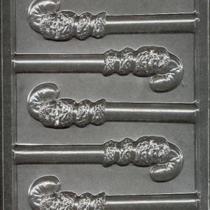 Candy Cane Santa Pretzel Mold 5 cavity Each