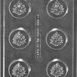 Tree Cookie Mold 6 cavity Each