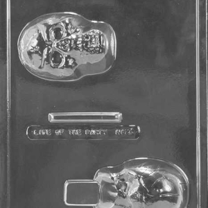 Small 3D Skull Candy Mold Each