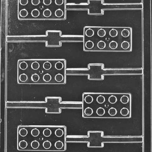 Block Sucker Candy Mold Each