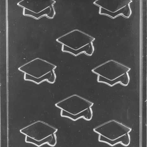 Graduation Cap Mold 8 cavity Each