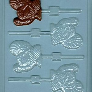 Large Turkey Sucker Mold 4 cavity Each