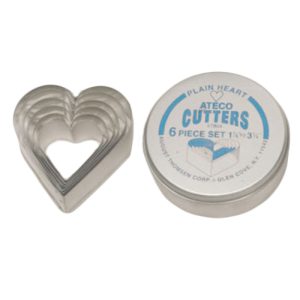 Heart Cutter 6 piece Set