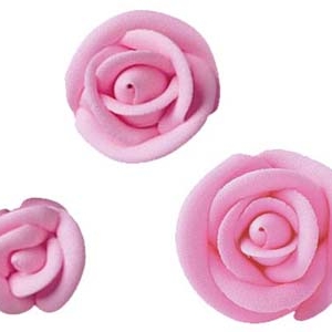 Medium Party Pink Rose 1 1/2″ Each