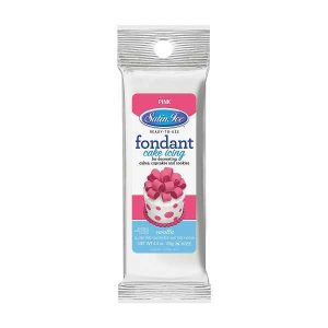 Pink Satin Ice Fondant 4 oz