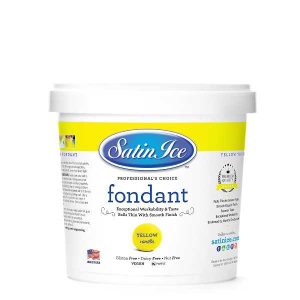 Yellow Satin Ice Fondant 2 lb