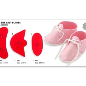 Life Sze Baby Bootie Cutters 4″ 3 count