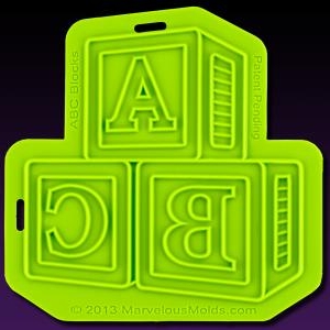 ABC Blocks Silicone Mold Each