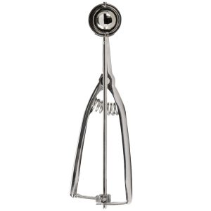 Stainless Steel Portion Scoop #100 2 teaspoons (.375 OZ) size Each
